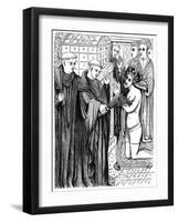 Penance of Henry before the Shrine of Thomas a Becket-null-Framed Giclee Print