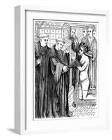 Penance of Henry before the Shrine of Thomas a Becket-null-Framed Giclee Print