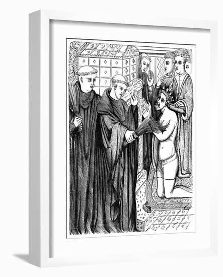 Penance of Henry before the Shrine of Thomas a Becket-null-Framed Giclee Print