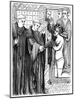 Penance of Henry before the Shrine of Thomas a Becket-null-Mounted Giclee Print