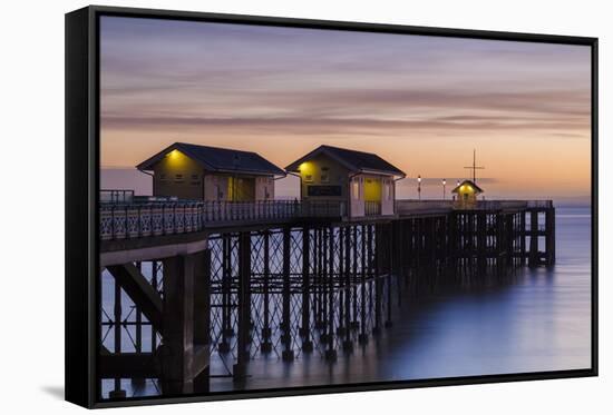 Penarth Pier, Near Cardiff, Vale of Glamorgan, Wales, United Kingdom, Europe-Billy Stock-Framed Stretched Canvas