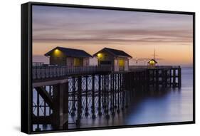 Penarth Pier, Near Cardiff, Vale of Glamorgan, Wales, United Kingdom, Europe-Billy Stock-Framed Stretched Canvas