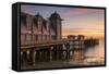 Penarth Pier, Near Cardiff, Vale of Glamorgan, Wales, United Kingdom, Europe-Billy Stock-Framed Stretched Canvas