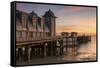 Penarth Pier, Near Cardiff, Vale of Glamorgan, Wales, United Kingdom, Europe-Billy Stock-Framed Stretched Canvas