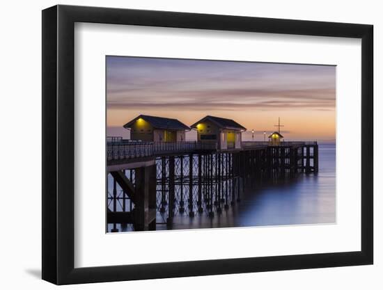 Penarth Pier, Near Cardiff, Vale of Glamorgan, Wales, United Kingdom, Europe-Billy Stock-Framed Photographic Print