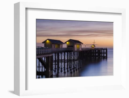 Penarth Pier, Near Cardiff, Vale of Glamorgan, Wales, United Kingdom, Europe-Billy Stock-Framed Photographic Print