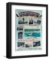 Penarth South Wales, on the Bristol Channel Via the Taff Vale Railway-null-Framed Art Print