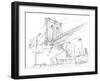 Pencil Cityscape Study I-Ethan Harper-Framed Art Print