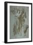 Pencil Drawing by Auguste Rodin, c1860-1906, (1906-7)-Auguste Rodin-Framed Premium Giclee Print