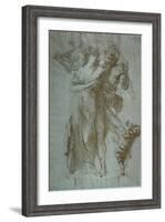 Pencil Drawing by Auguste Rodin, c1860-1906, (1906-7)-Auguste Rodin-Framed Giclee Print