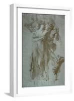 Pencil Drawing by Auguste Rodin, c1860-1906, (1906-7)-Auguste Rodin-Framed Giclee Print