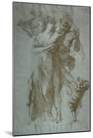Pencil Drawing by Auguste Rodin, c1860-1906, (1906-7)-Auguste Rodin-Mounted Giclee Print