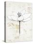 Pencil Floral I Gold-Avery Tillmon-Stretched Canvas