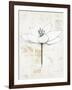 Pencil Floral I Gold-Avery Tillmon-Framed Art Print