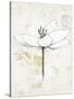 Pencil Floral I Gold-Avery Tillmon-Stretched Canvas