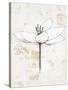 Pencil Floral I Gold-Avery Tillmon-Stretched Canvas