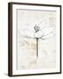 Pencil Floral I Gold-Avery Tillmon-Framed Art Print