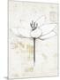 Pencil Floral I Gold-Avery Tillmon-Mounted Art Print