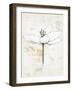 Pencil Floral I Gold-Avery Tillmon-Framed Art Print