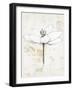 Pencil Floral I Gold-Avery Tillmon-Framed Art Print