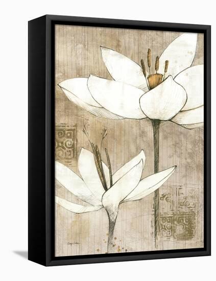 Pencil Floral I-Avery Tillmon-Framed Stretched Canvas