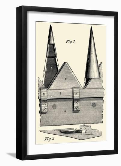 Pencil lead Cutter-null-Framed Art Print