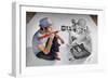 Pencil Vs Camera 73 - Photographer and Illustrator-Ben Heine-Framed Giclee Print