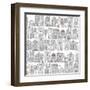 Pencil Weather Love-Sharon Turner-Framed Art Print