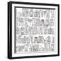 Pencil Weather Love-Sharon Turner-Framed Art Print