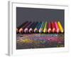 Pencils On Dark Background-vesnacvorovic-Framed Premium Photographic Print