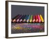 Pencils On Dark Background-vesnacvorovic-Framed Premium Photographic Print