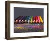 Pencils On Dark Background-vesnacvorovic-Framed Photographic Print