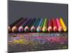 Pencils On Dark Background-vesnacvorovic-Mounted Photographic Print