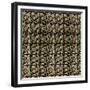 Pencils Repeat-Leslie Wing-Framed Giclee Print