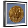 Pendant Breastplate in Gold Leaf, Artifact Originating from Calima-null-Framed Giclee Print