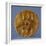 Pendant Breastplate in Gold Leaf, Artifact Originating from Calima-null-Framed Giclee Print