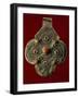 Pendant in Embossed Silver and Coral, Morocco-null-Framed Giclee Print