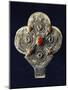 Pendant in Embossed Silver and Coral, Morocco-null-Mounted Giclee Print