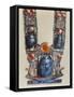 Pendant in the Form of a Boat Showing a Scarab, the Symbol of the God's Resurrection, Thebes, Egypt-Robert Harding-Framed Stretched Canvas