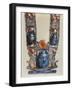 Pendant in the Form of a Boat Showing a Scarab, the Symbol of the God's Resurrection, Thebes, Egypt-Robert Harding-Framed Photographic Print