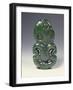 Pendant in the Form of the God Hei-Tiki, Late 18th Century-null-Framed Giclee Print