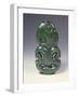 Pendant in the Form of the God Hei-Tiki, Late 18th Century-null-Framed Giclee Print