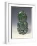 Pendant in the Form of the God Hei-Tiki, Late 18th Century-null-Framed Giclee Print