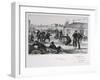 Pendant La Garde, Siege of Paris, Franco-Prussian War, November 1870-Auguste Bry-Framed Giclee Print