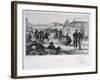 Pendant La Garde, Siege of Paris, Franco-Prussian War, November 1870-Auguste Bry-Framed Giclee Print