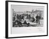 Pendant La Garde, Siege of Paris, Franco-Prussian War, November 1870-Auguste Bry-Framed Giclee Print