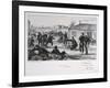 Pendant La Garde, Siege of Paris, Franco-Prussian War, November 1870-Auguste Bry-Framed Giclee Print