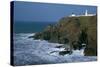 Pendeen Lighthouse-CM Dixon-Stretched Canvas