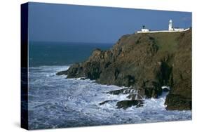 Pendeen Lighthouse-CM Dixon-Stretched Canvas