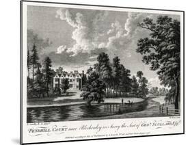 Pendhill Court Near Bletchenley in Surry the Seat of George Scullard Esquire, 1776-William Watts-Mounted Giclee Print